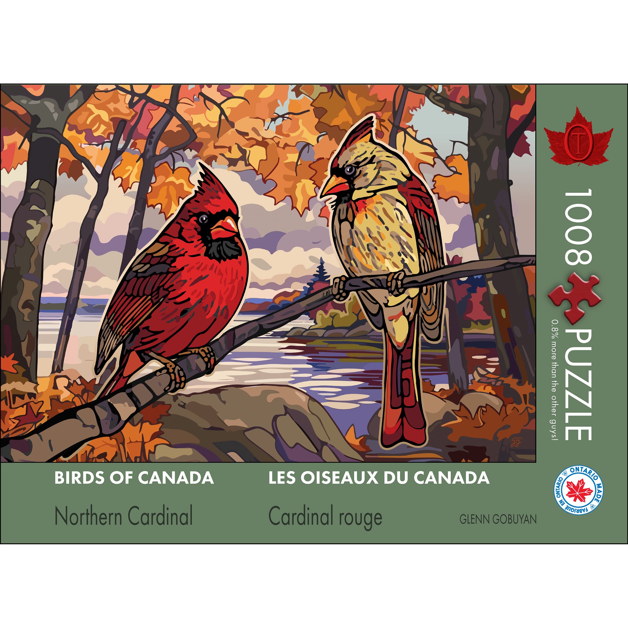 Birds of Canada, Northern Cardinal - Glenn Gobuyan