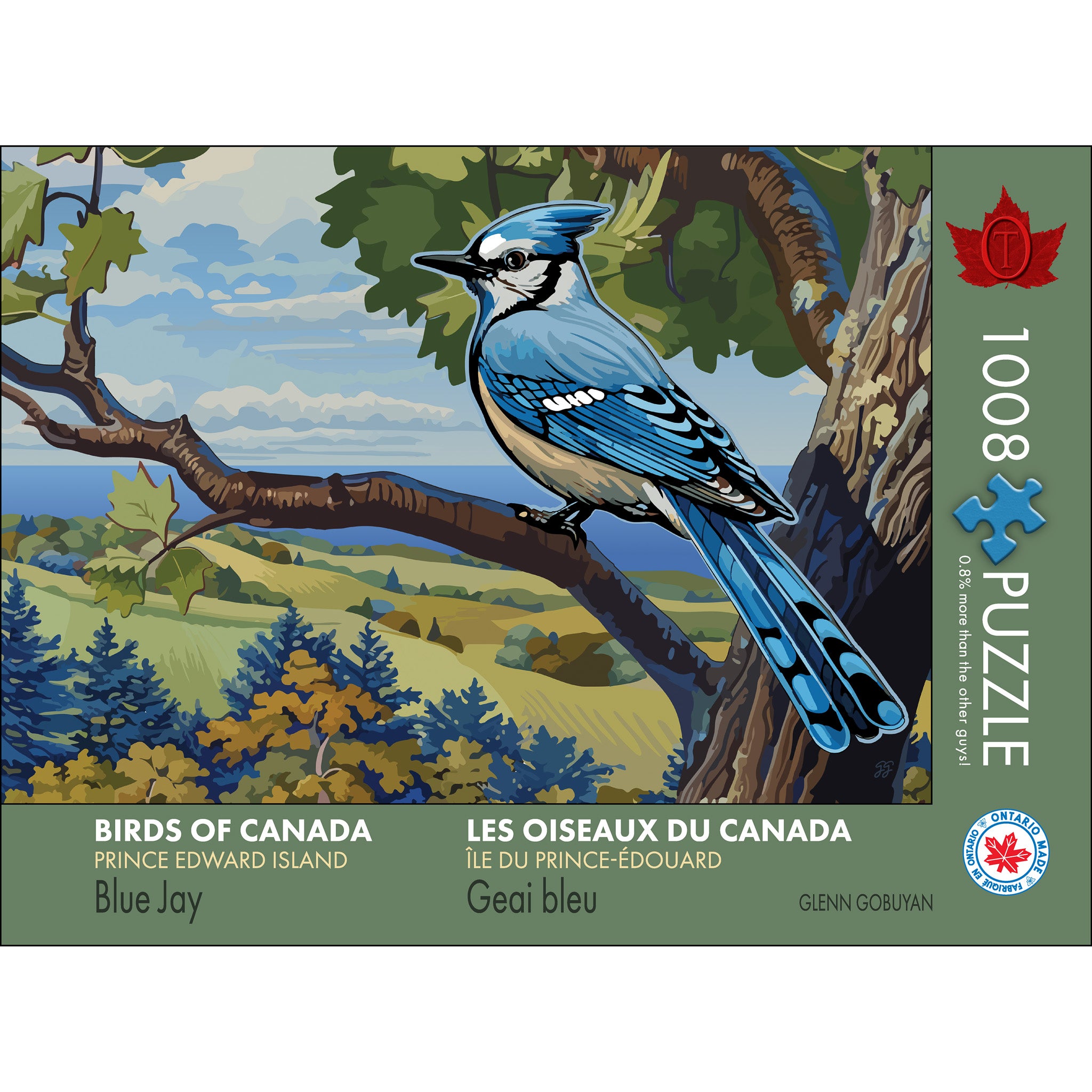 Birds of Canada, Prince Edward Island Blue Jay - Glenn Gobuyan