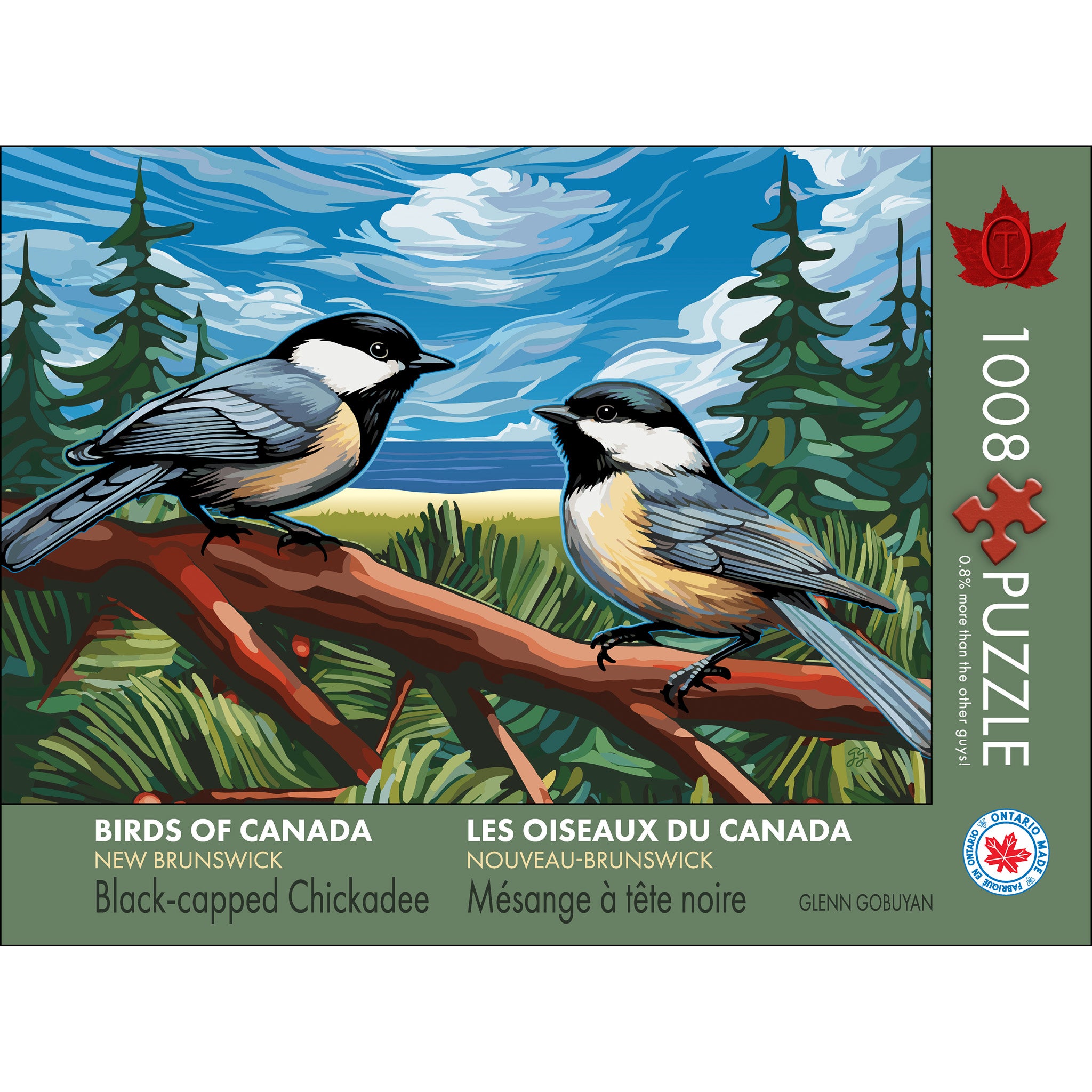 Birds of Canada, New Brunswick Chickadee - Glenn Gobuyan